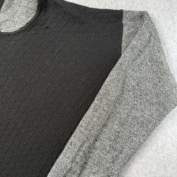 Smartwool Women's Hoodie Small Black Gray Long Sleeve Wool Blend Pullover - Picture 3 of 11